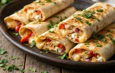 Chicken Quesadilla Rolls