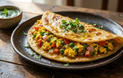 Egg Bhurji Paratha