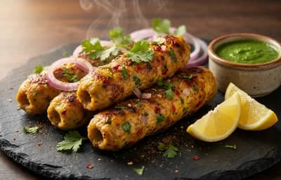 Egg Seekh Kabab