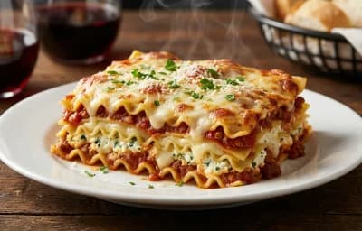 Four Cheese Lasagna