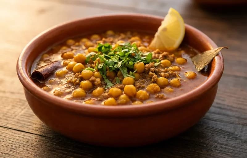 Ghugni with Mutton Keema with Pauruti - Recipe 1