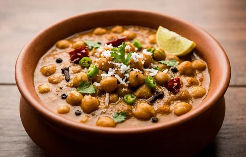 Goan Chana Masala with Goan Poee Bread - Recipe 1