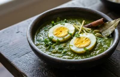 Hara Masala Egg Curry