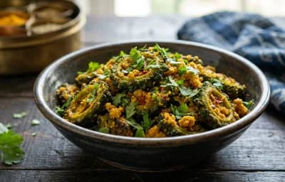 Karela Besan Sabzi