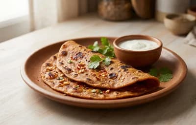 Lasan ni Chutney Thepla