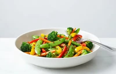 Lemon Garlic Vegetable Stir-Fry
