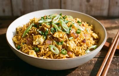 Masala Egg Fried Rice