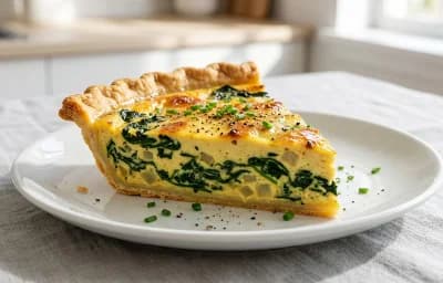 Quiche with Tofu and Spinach