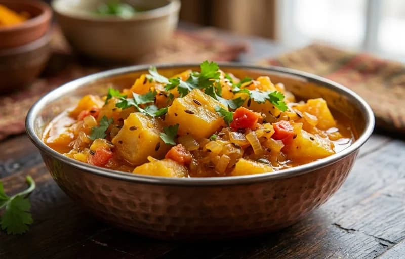 Shalgam Sabzi with Bajra Roti - Recipe 1