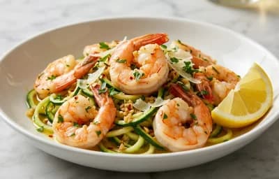 Shrimp Scampi with Zucchini Noodles