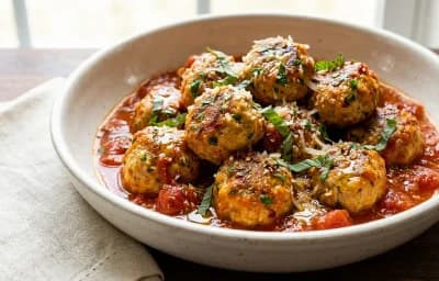 Turkey Meatballs in Marinara Sauce