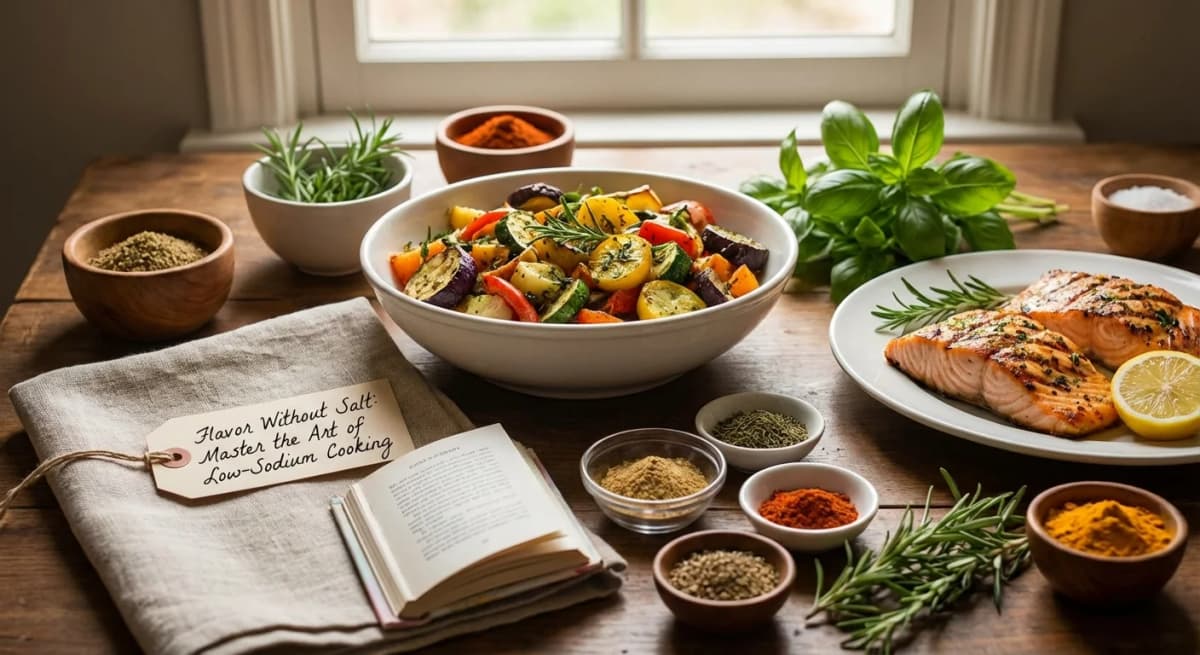 Flavor Without Salt: Master the Art of Low-Sodium Cooking