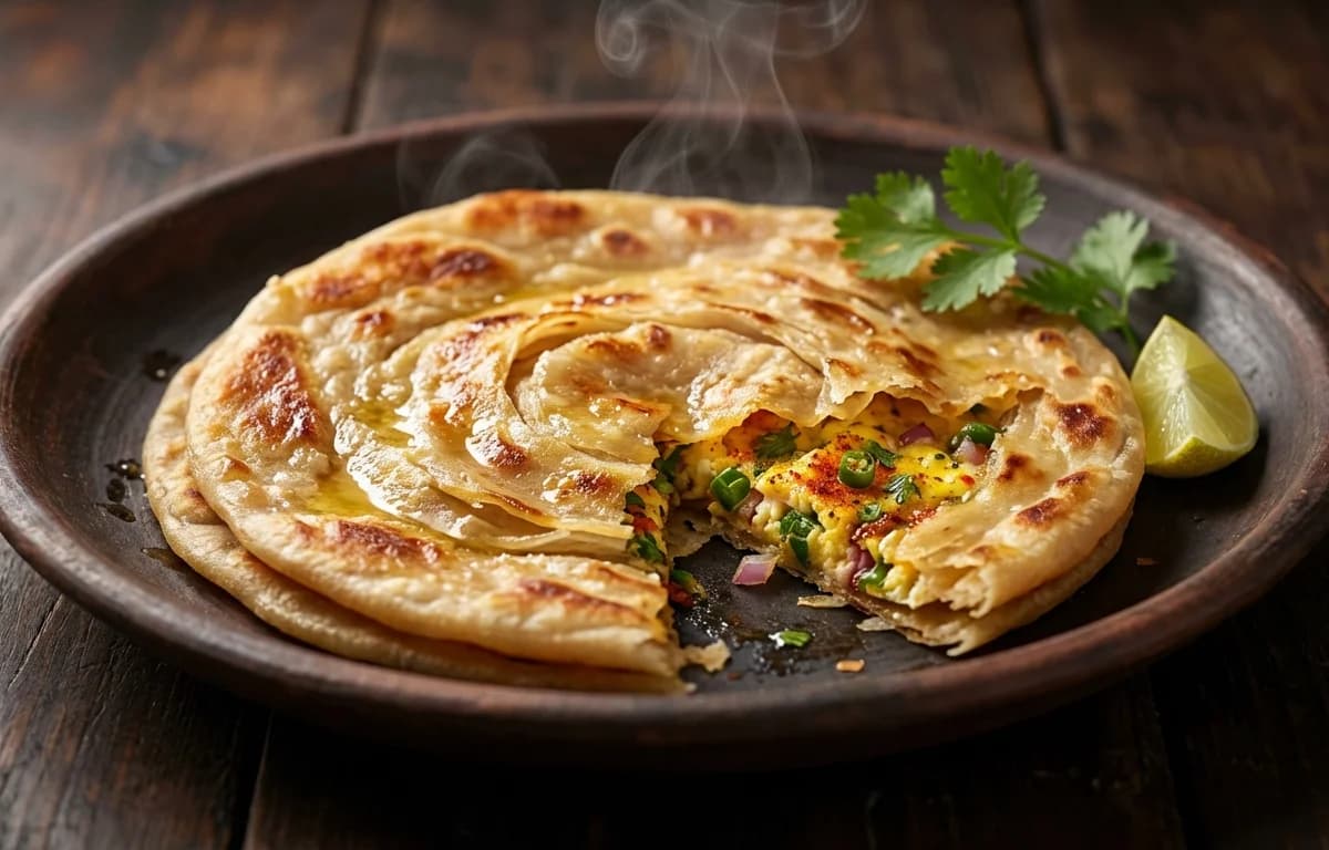 Awadhi Anda Paratha