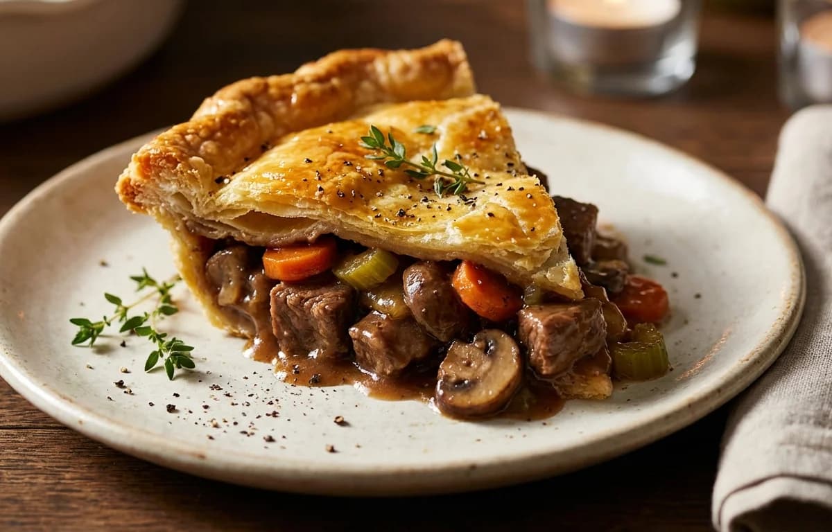 Beef and Mushroom Pie