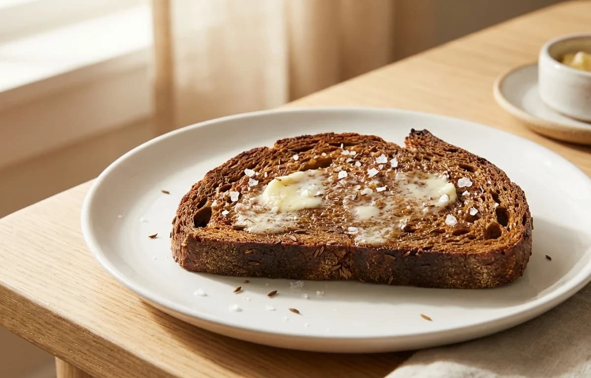 Buttered Rye Toast