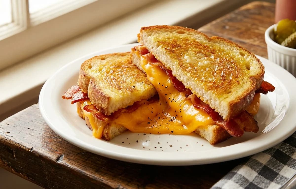Cheese and Bacon Sandwich