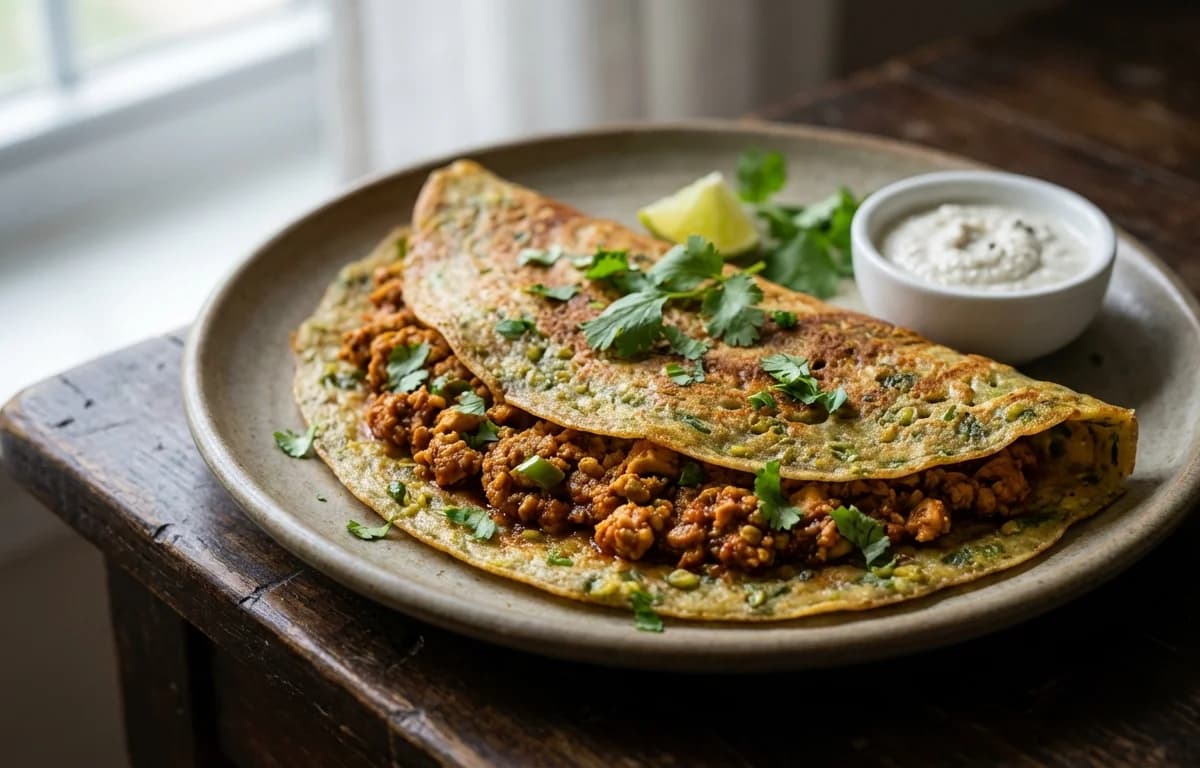 Chicken Keema Pesarattu