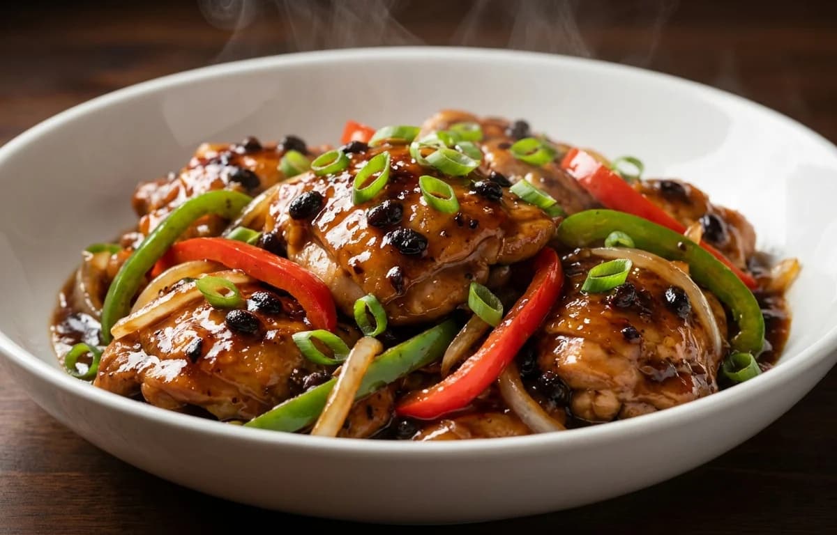 Chicken with Black Bean Sauce