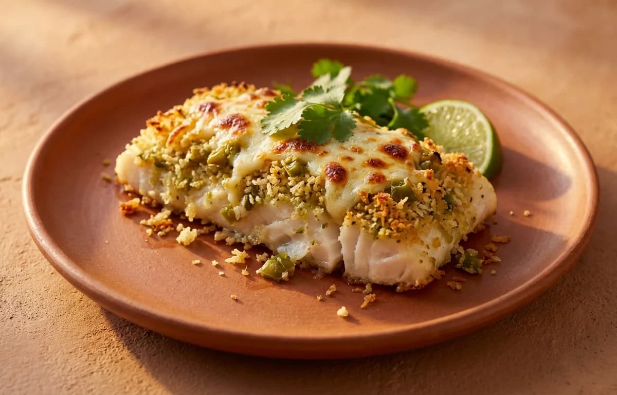Cod with Green Chile Crust