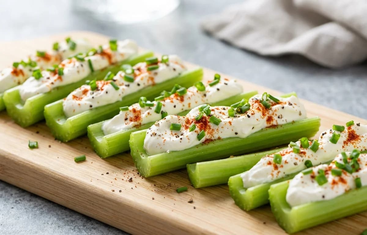 Cream Cheese Celery Sticks