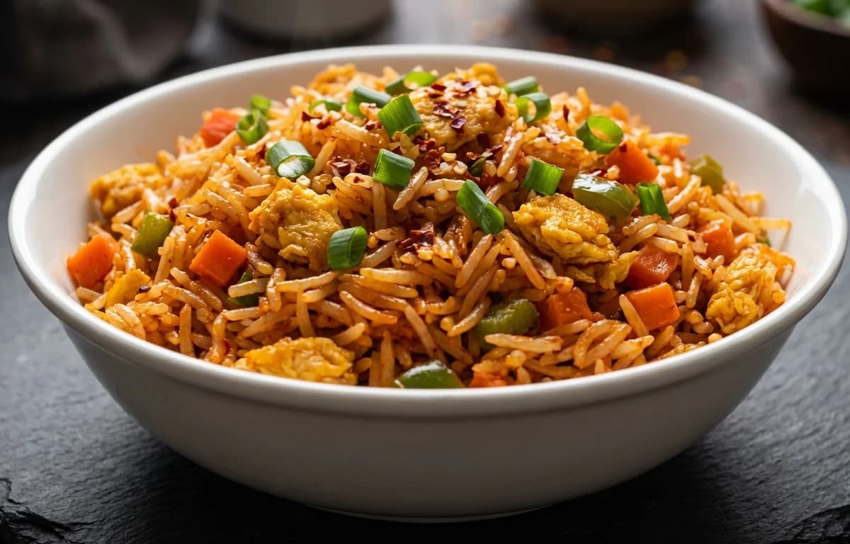 Egg Schezwan Fried Rice