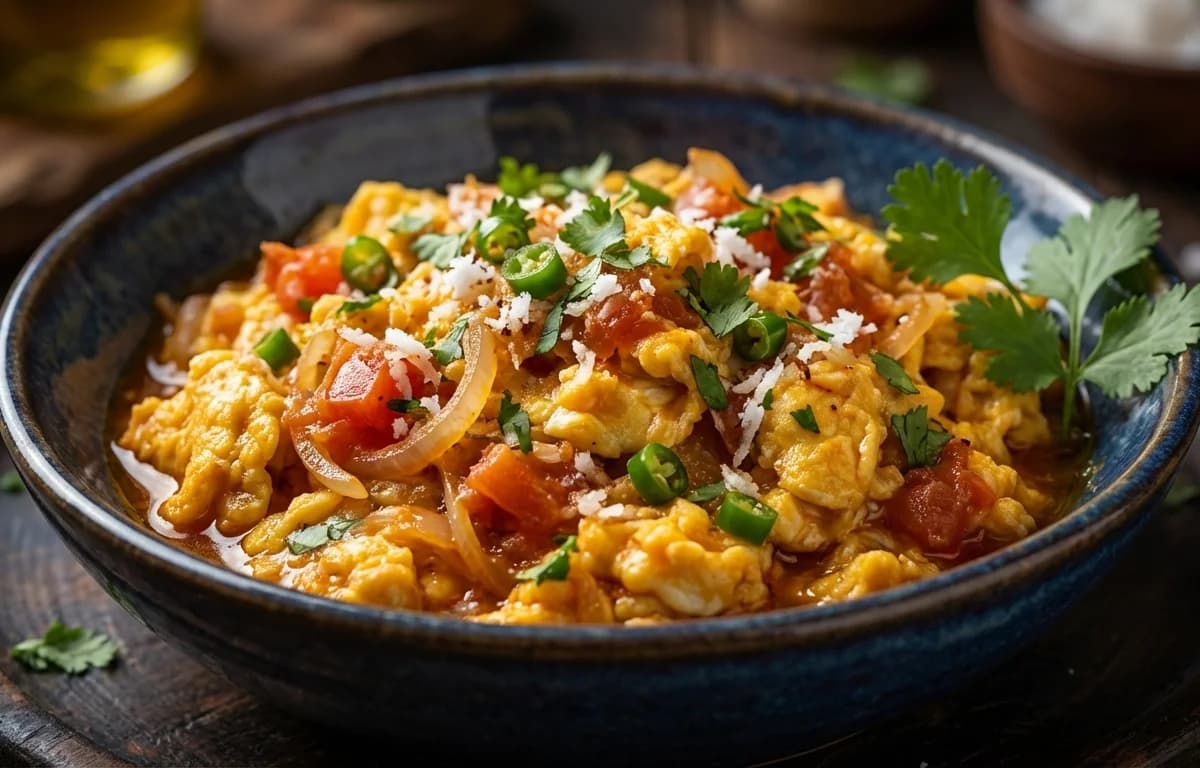 Goan Masala Scrambled Eggs