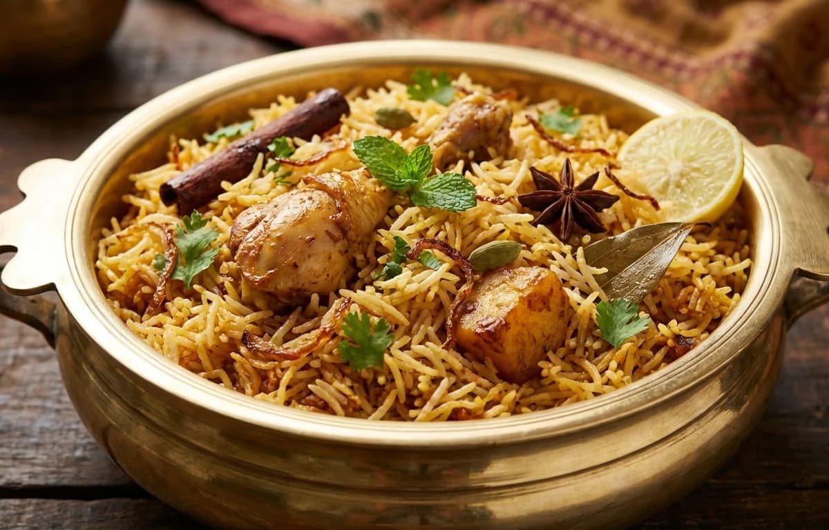 Gujarati Chicken Pulao