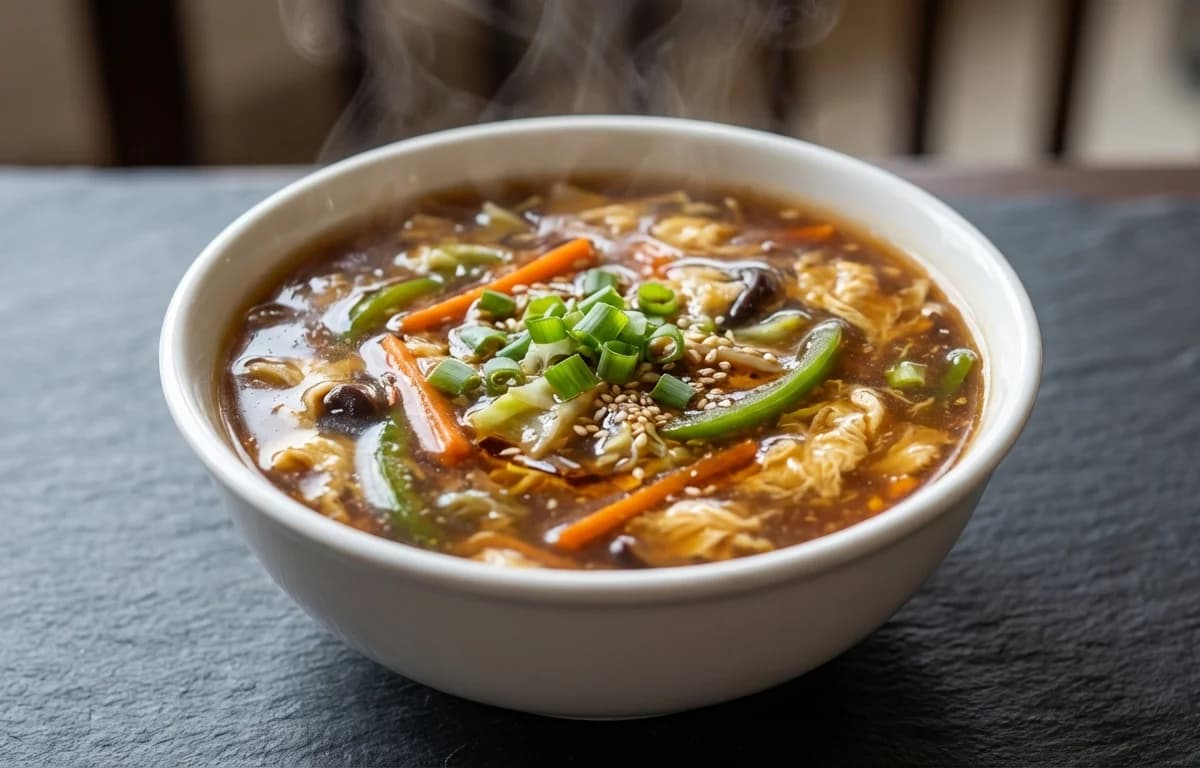 Hot and Sour Soup with Egg