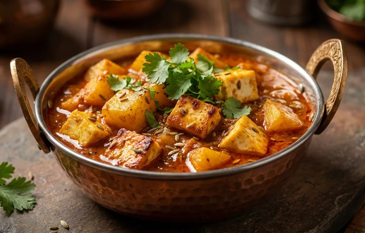 Jaipuri Aloo Pyaaz Paneer