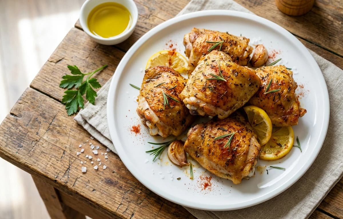 Baked Chicken Thighs