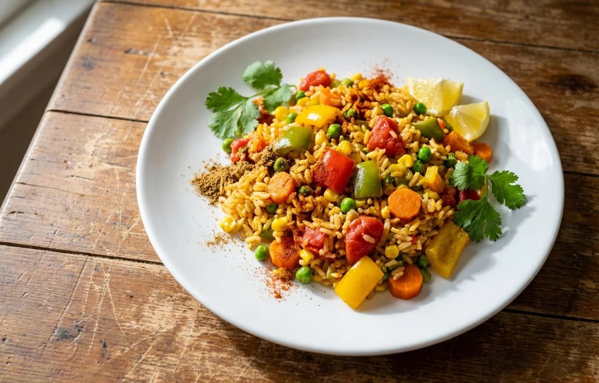 One-Pot Vegetable and Rice