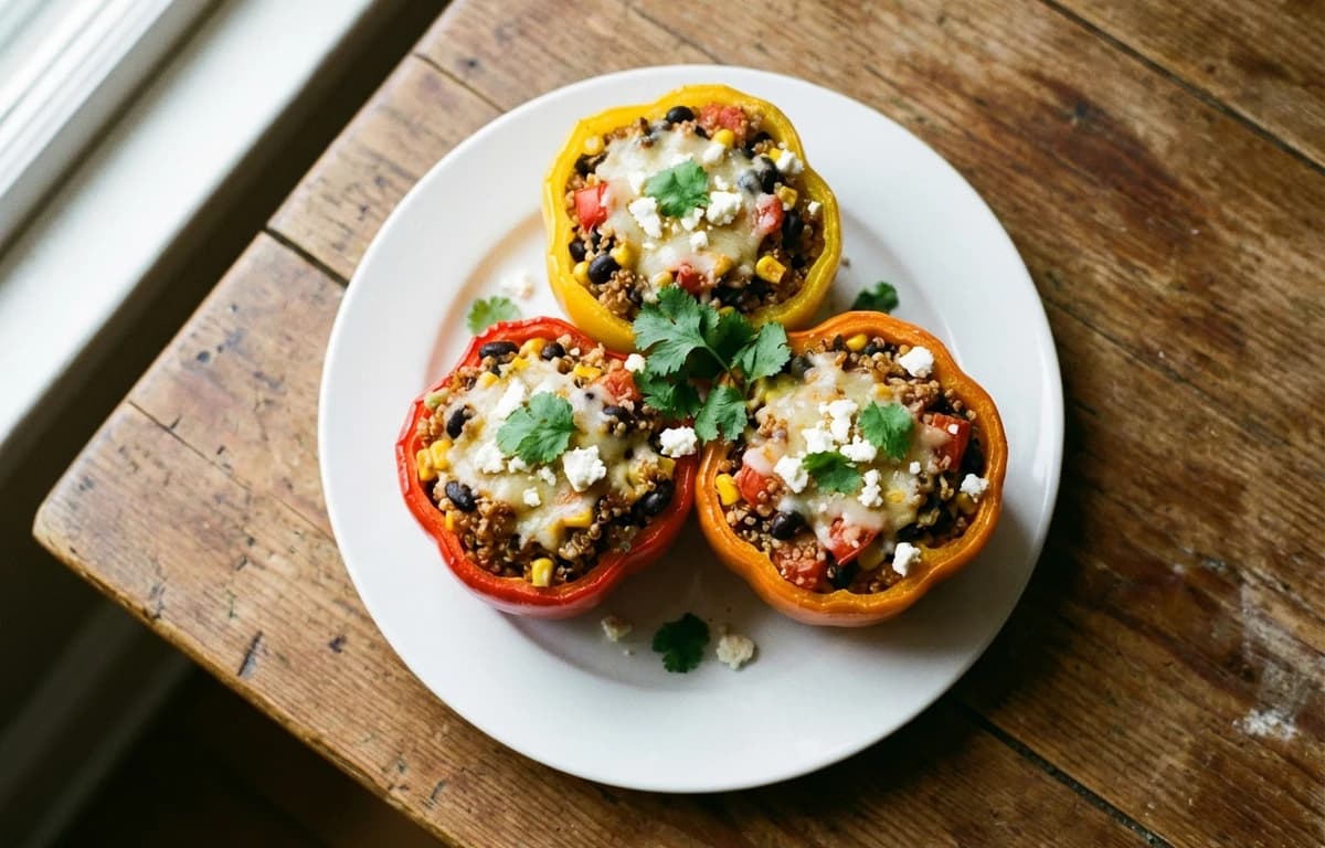 Quinoa Stuffed Bell Peppers