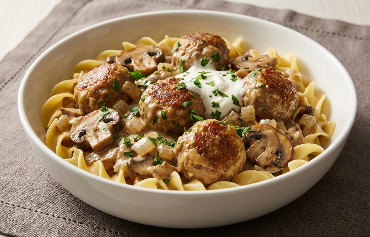 Meatball Stroganoff