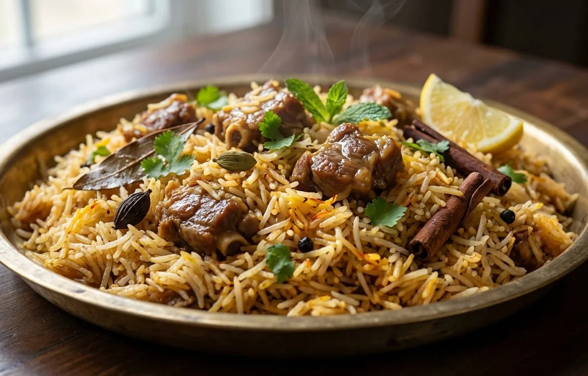 Rajasthani Mutton Pulao