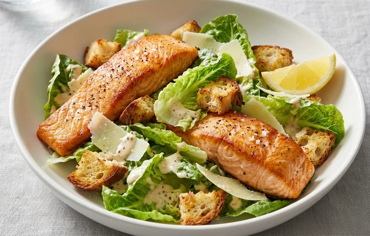 Salmon Caesar Salad