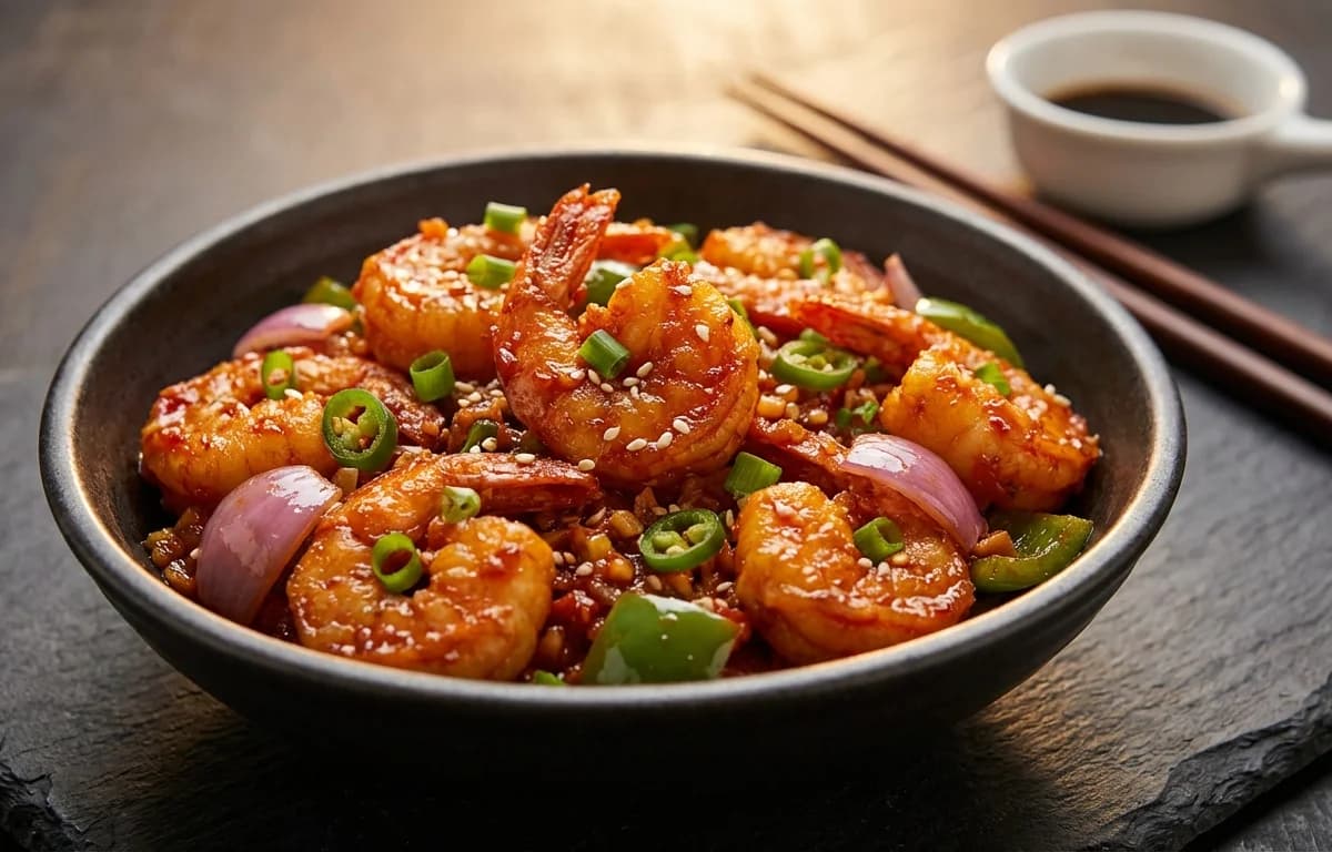 Schezwan Prawns