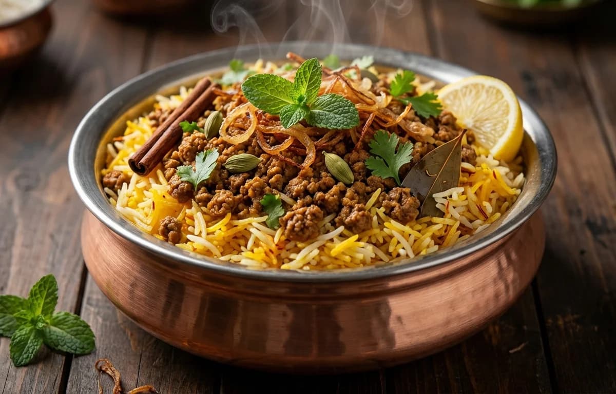 Soya Keema Biryani