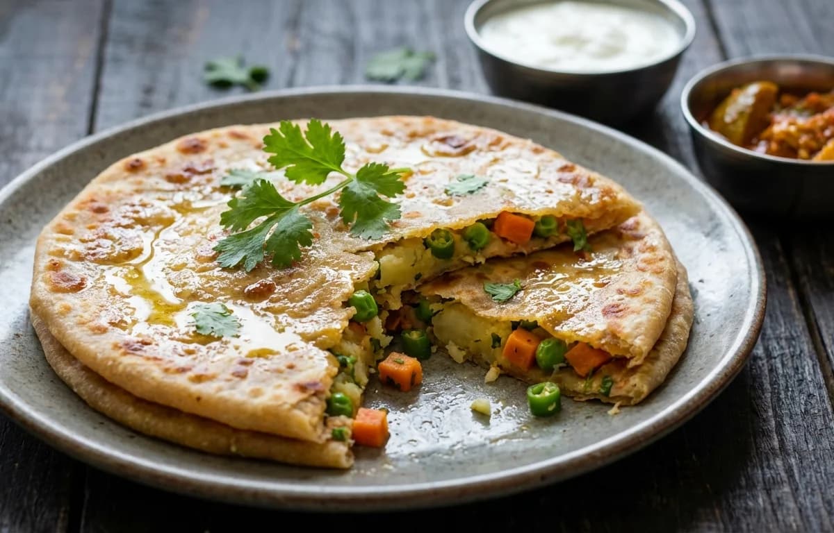 Vegetable Paratha